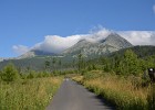 Vlakem jsme dojeli do Tatranské Polianky a po zelené jsme šli k hotelu Sliezsky dom, odtud jsme potom stále po zelené stoupali na Poľský hrebeň a pak po žluté na Východnou Vysokou.